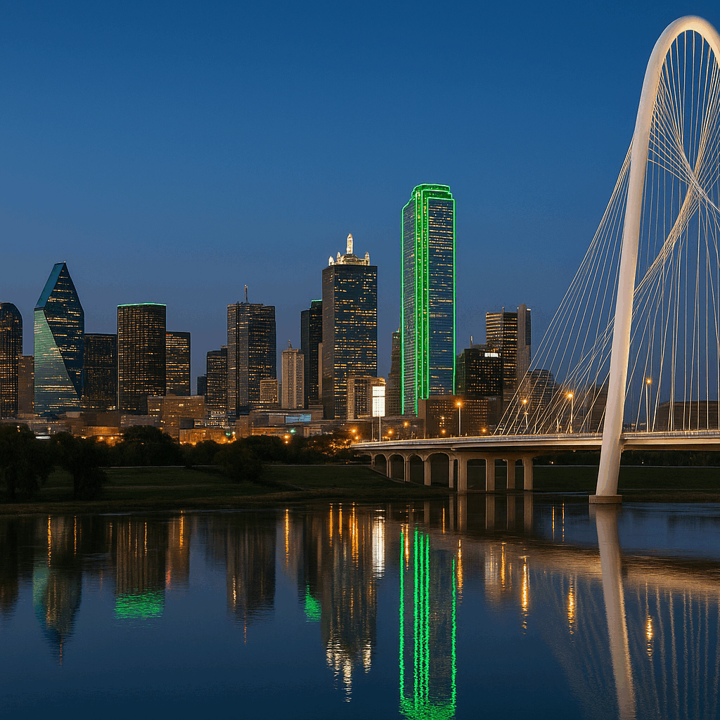 Dallas at night